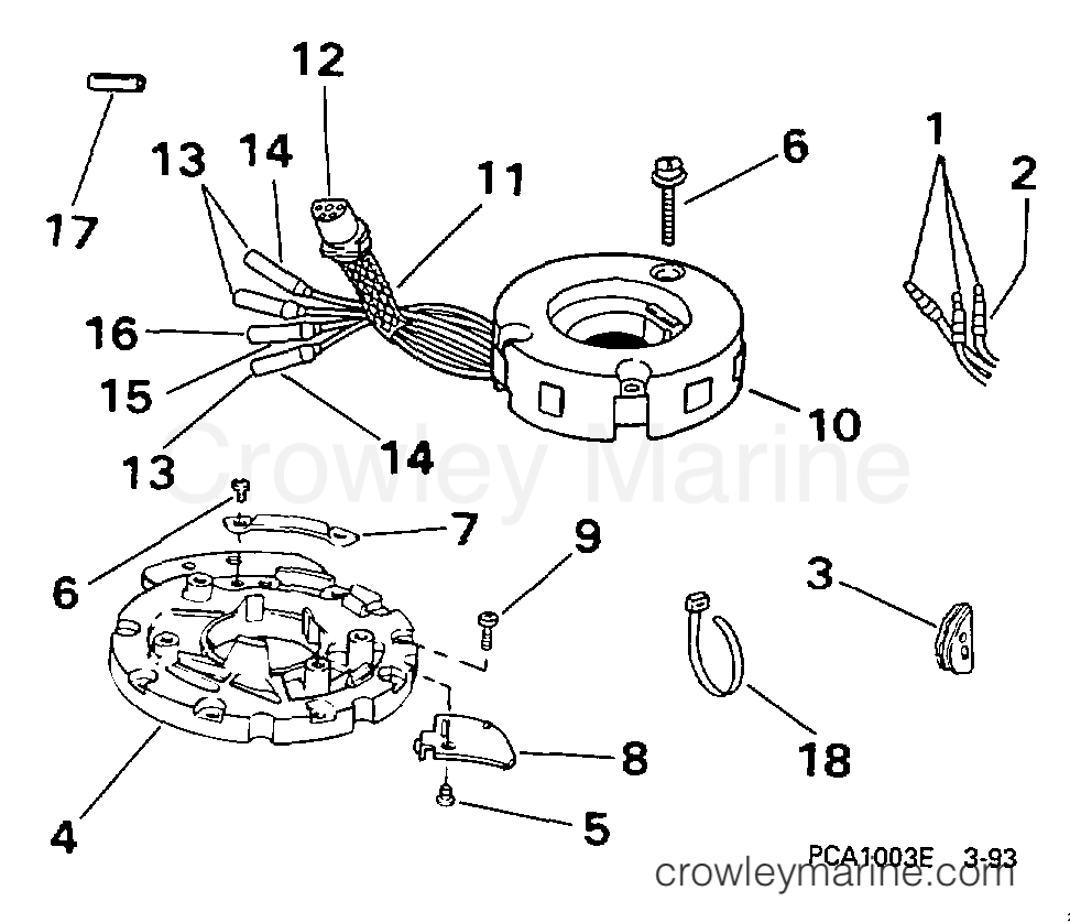 1997 Rigging Accessories - Electrical System - AC LIGHTING KIT - 9.9, 15 (2-STROKE)