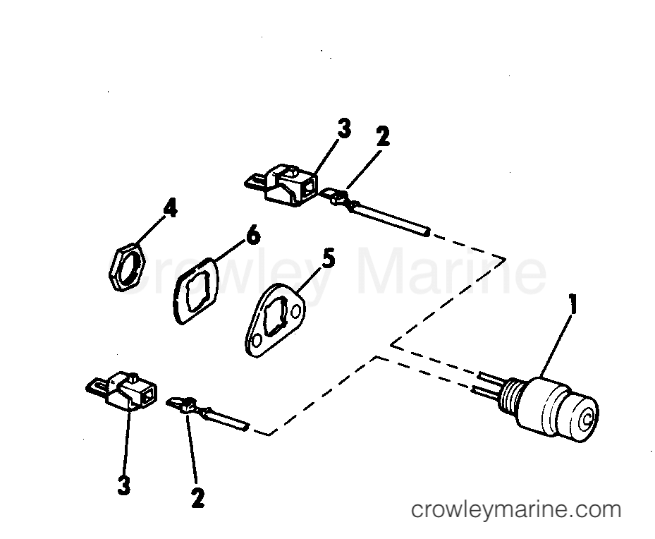 1971 Outboard 20 - 20RL71S - SHORTING SWITCH