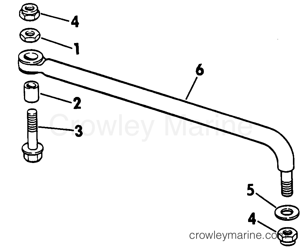 1984 Outboard 50 - E50TLCRM - STEERING CONNECTOR KIT