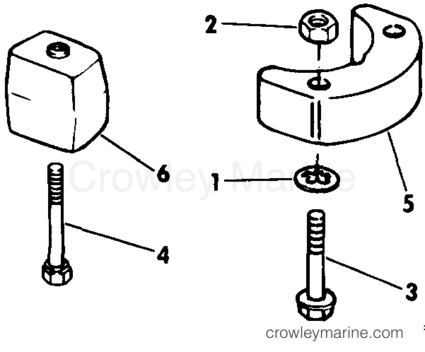 1987 Rigging Accessories - Electrical System - ZINC ANODE KIT 40 THRU 75