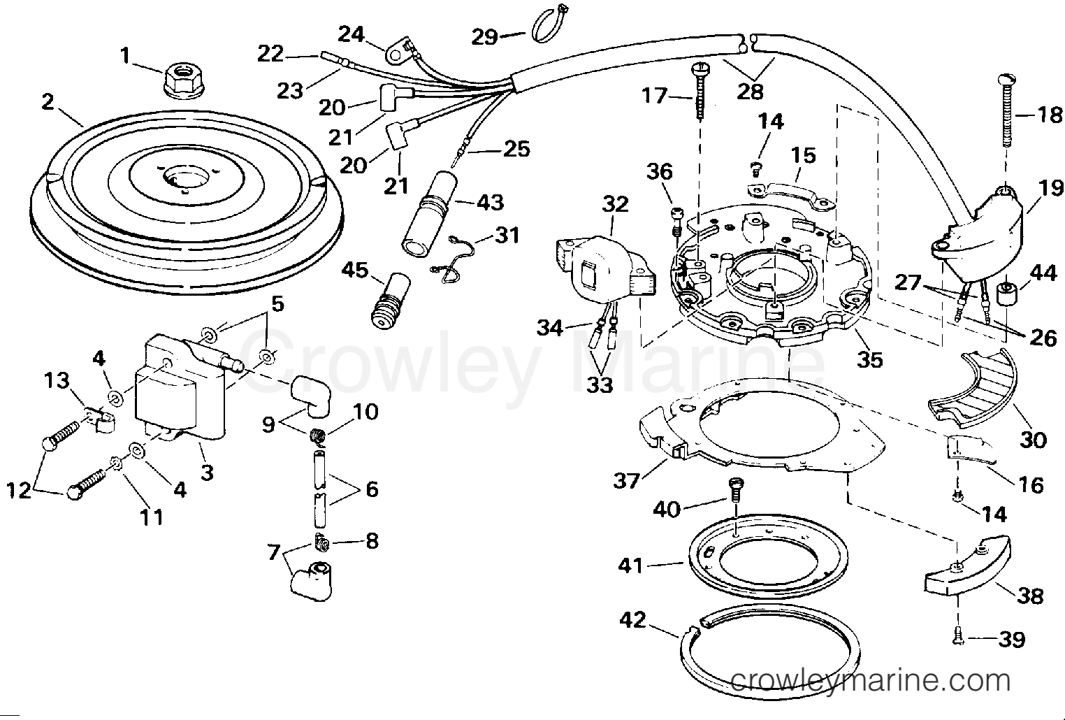 1992 Outboard 25 - E25REND - IGNITION