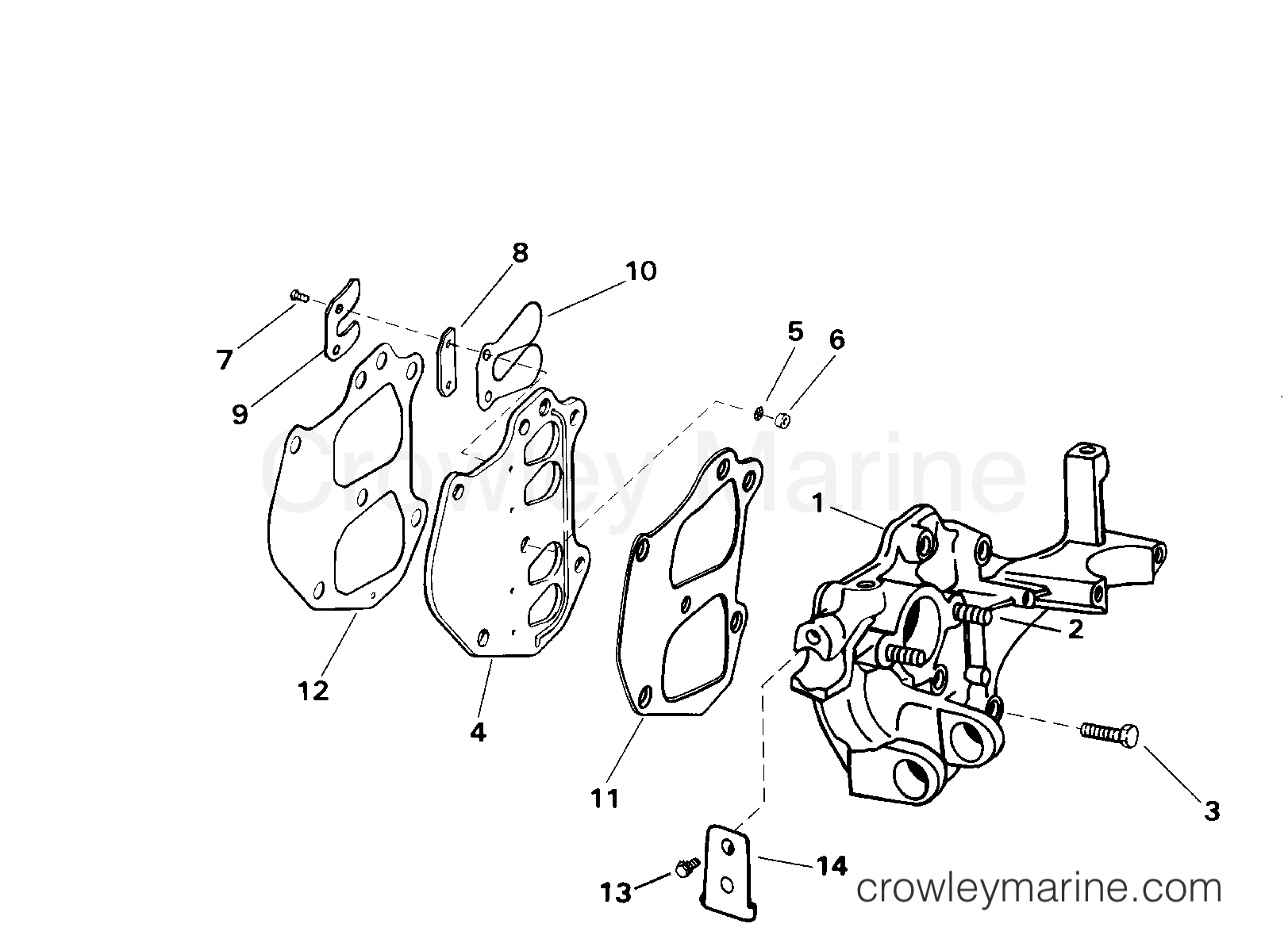 2000 Outboard 15 - J15RSSM - INTAKE MANIFOLD