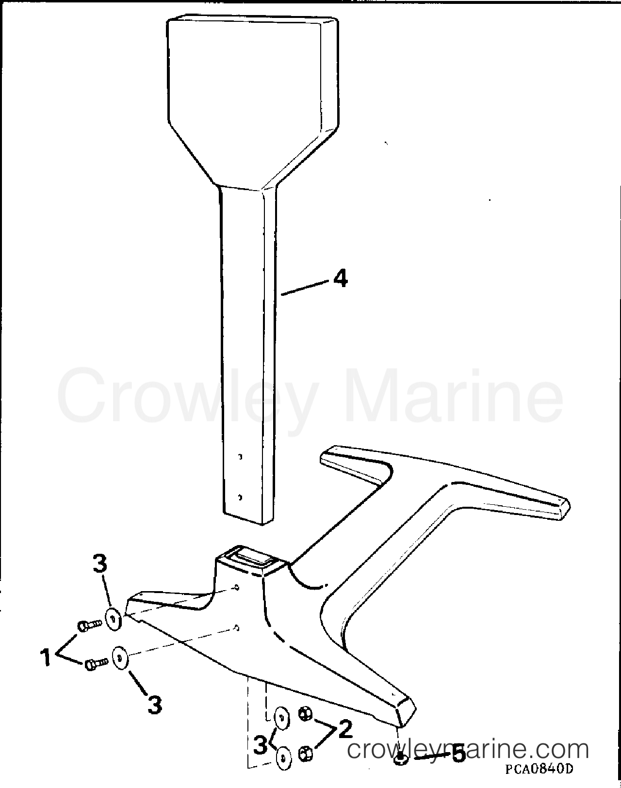 1994 Rigging Accessories - Miscellaneous - ENGINE DISPLAY STAND - 4 THRU 35