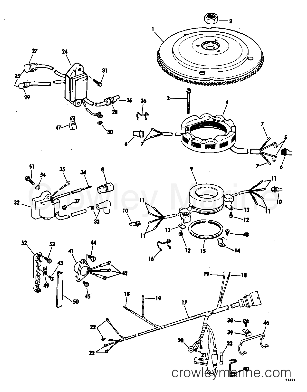 1979 Outboard 200 - 200490A - IGNITION SYSTEM