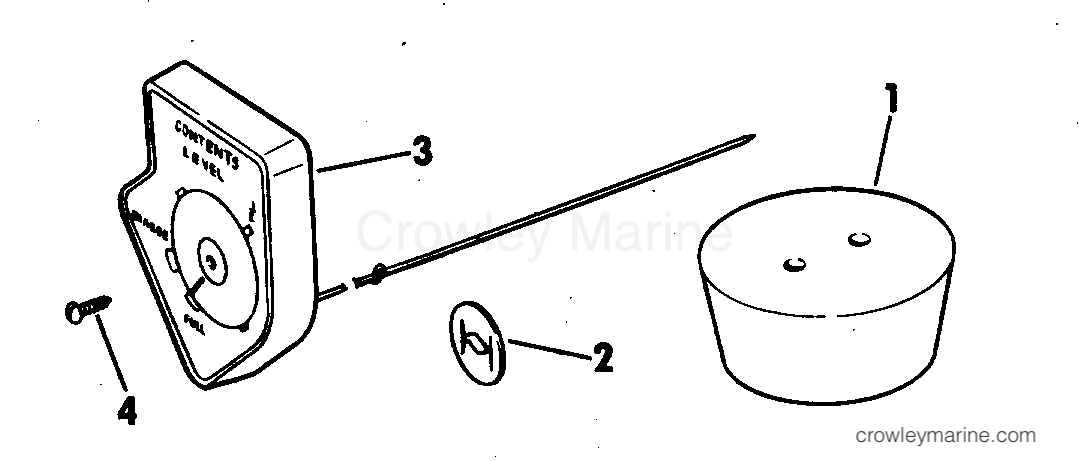 1972 Rigging Accessories - Fuel System - LEVEL INDICATOR KIT