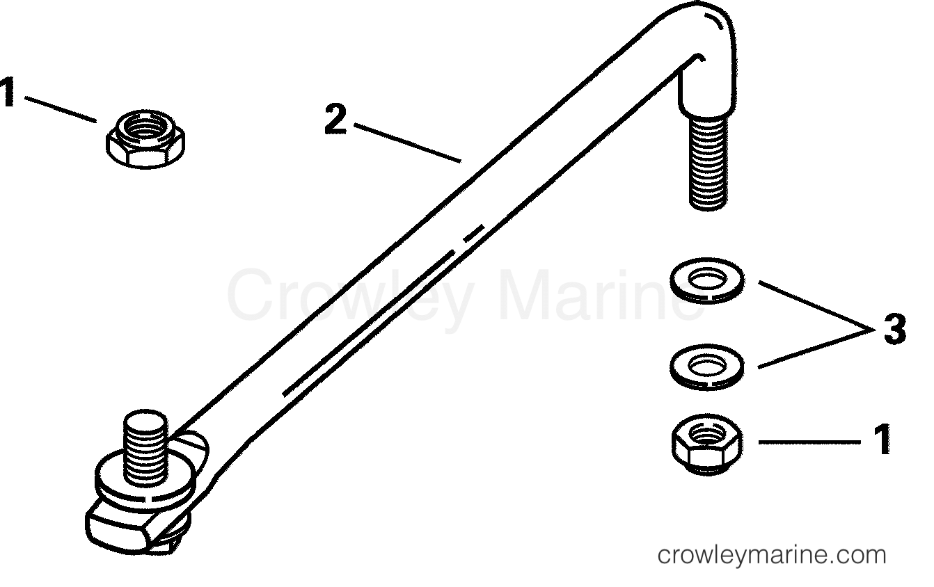 2000 Outboard 105 - J105WPLSSC - STEERING LINK KIT