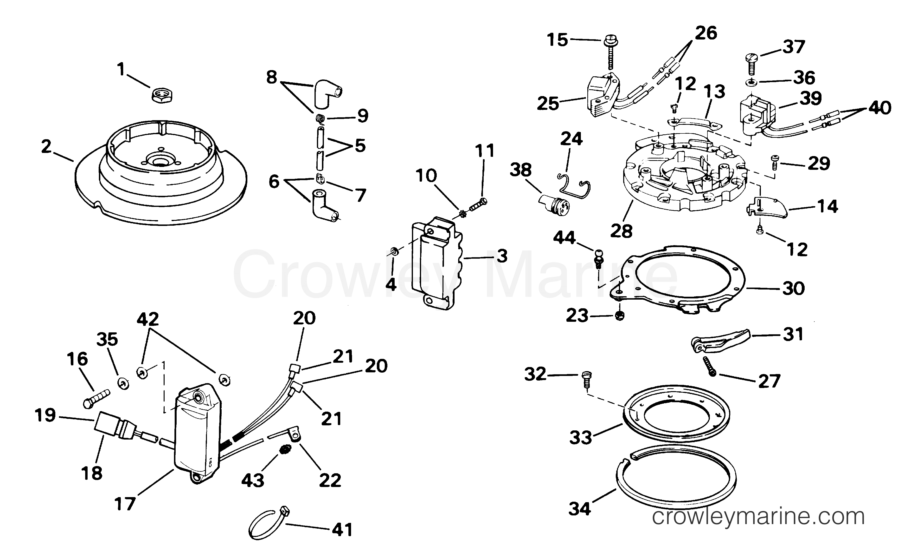 2001 Outboard 15 - E15WRLSIR - IGNITION