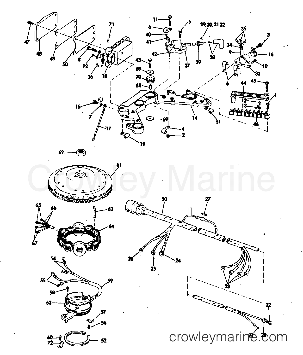 1976 Outboard 115 - 115699D - IGNITION SYSTEM