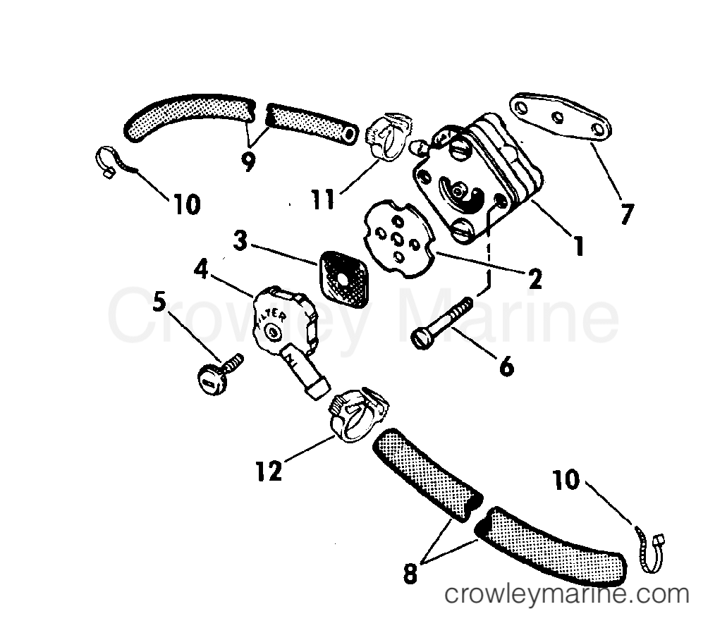 1980 Outboard 4.5 - J5RLCSS - FUEL PUMP