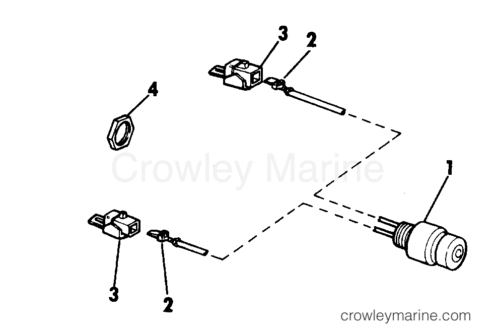 1973 Outboard 9.5 - 9322B - SHORTING SWITCH