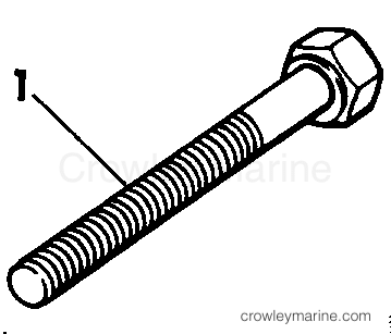 1982 Rigging Accessories - Miscellaneous - LONG TRANSOM BOLT KIT 60 140