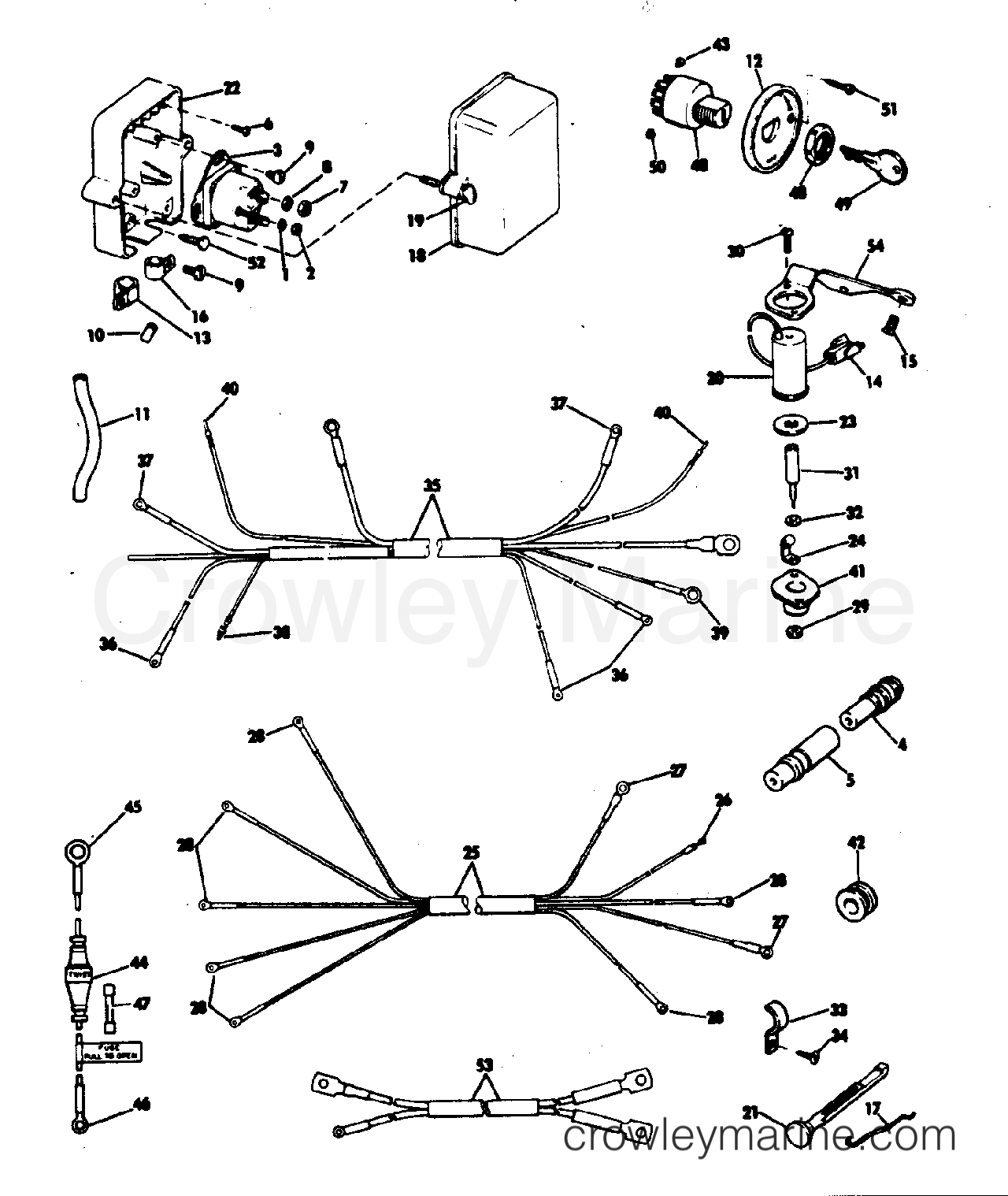 1982 Rigging Accessories - Electrical System - REMOTE STARTING KIT 9.9, 15