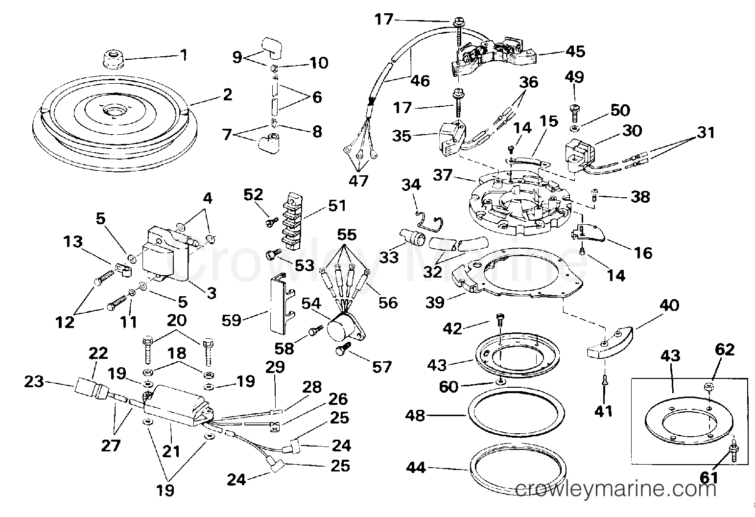 1993 Outboard 20 - E20ELETS - IGNITION