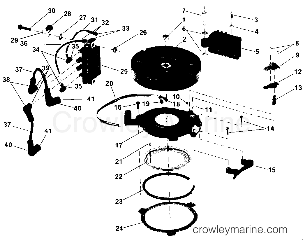 1989 Outboard 4 - J4RLCEC - IGNITION