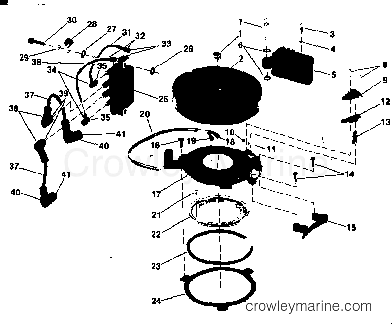 1990 Outboard 4 - E4RESR - IGNITION