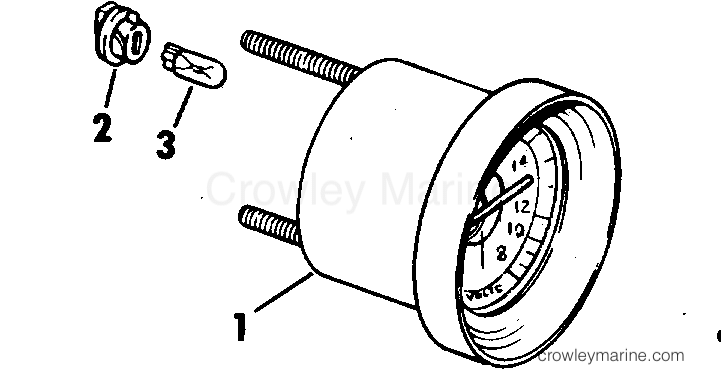 1981 Rigging Accessories - Instruments - VOLTMETER KIT
