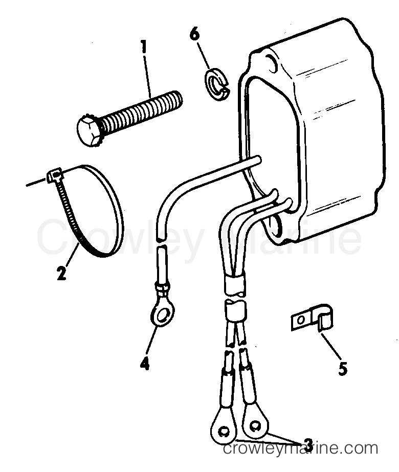 1983 Rigging Accessories - Electrical System - REGULATOR KIT V-4 - V-6