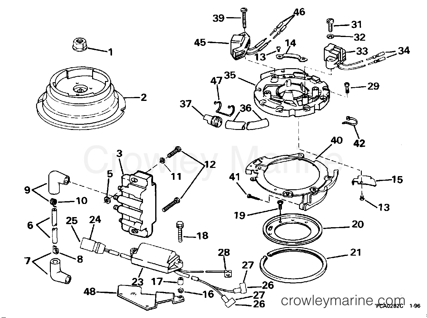 1996 Outboard 8 - BE8RCH - IGNITION