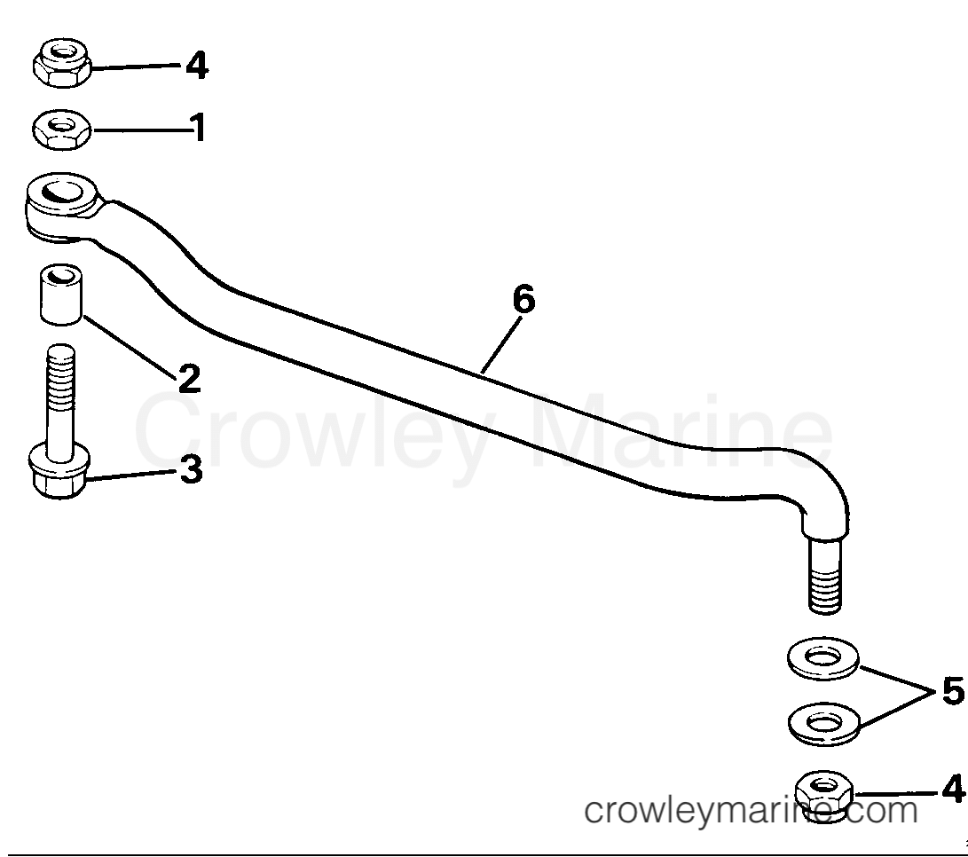 1990 Outboard 20 - J20EESB - STEERING CONNECTOR KIT