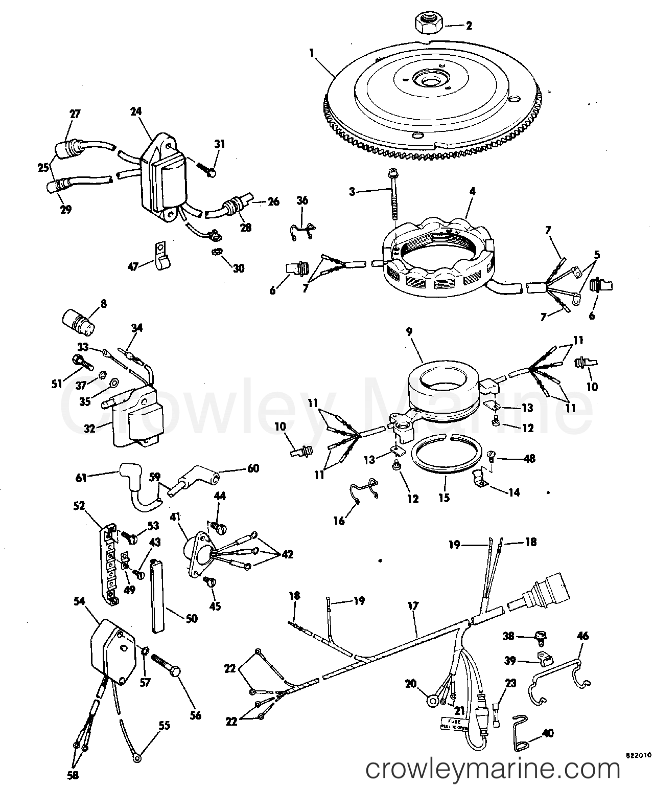 1983 Outboard 150 - E150STLCTE - IGNITION SYSTEM