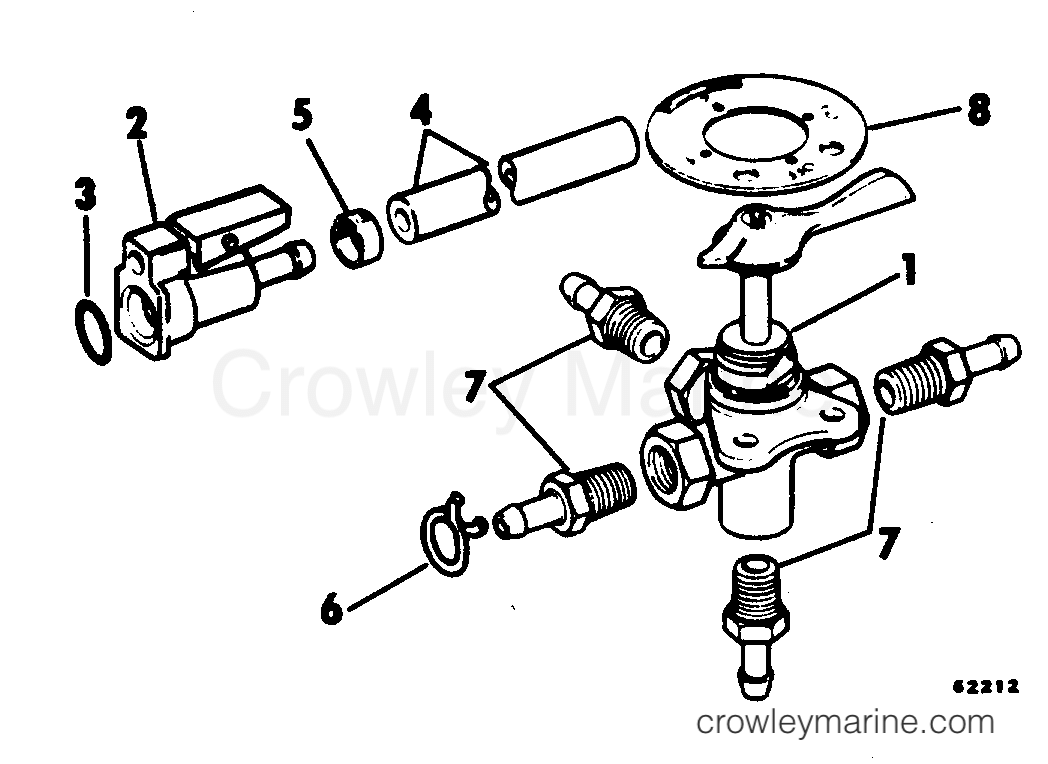 1982 Rigging Accessories - Fuel System - FOUR WAY VALVE KIT