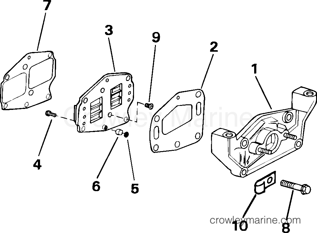 2005 Outboard 6 - J6RSOC - INTAKE MANIFOLD