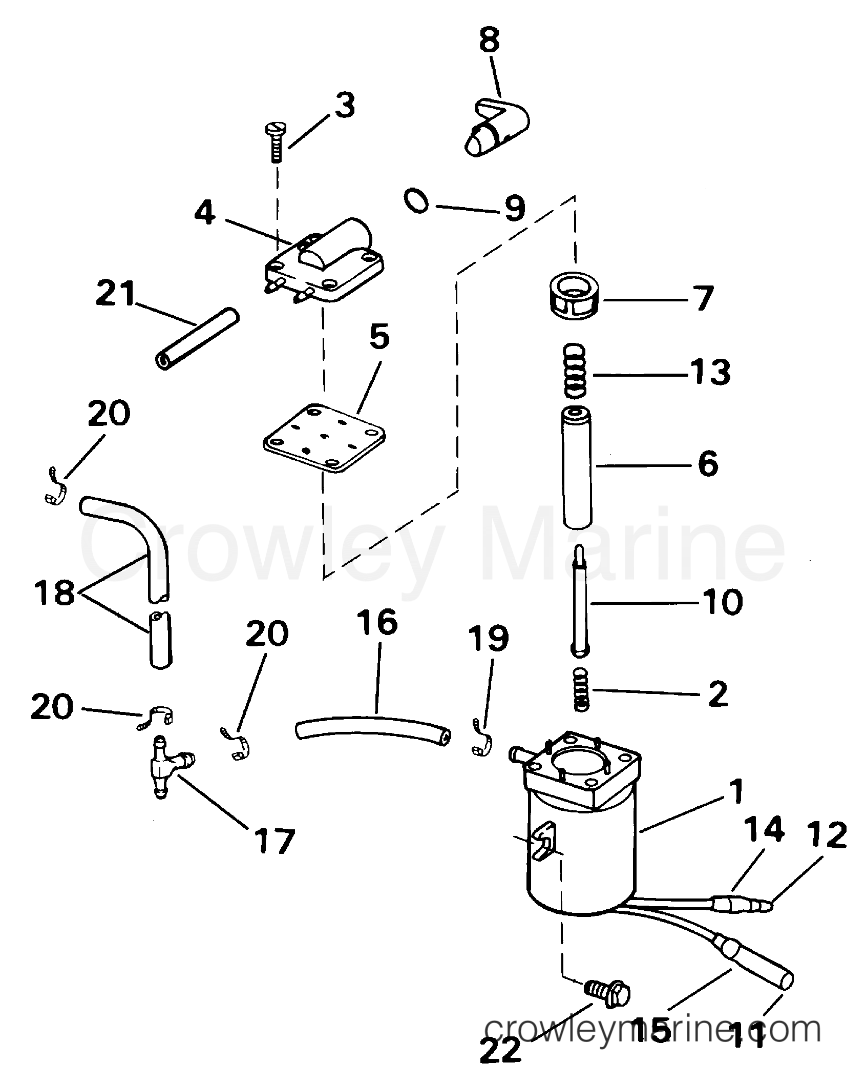 2000 Outboard 10 - J10RSSA - ELECTRIC PRIMER SYSTEM
