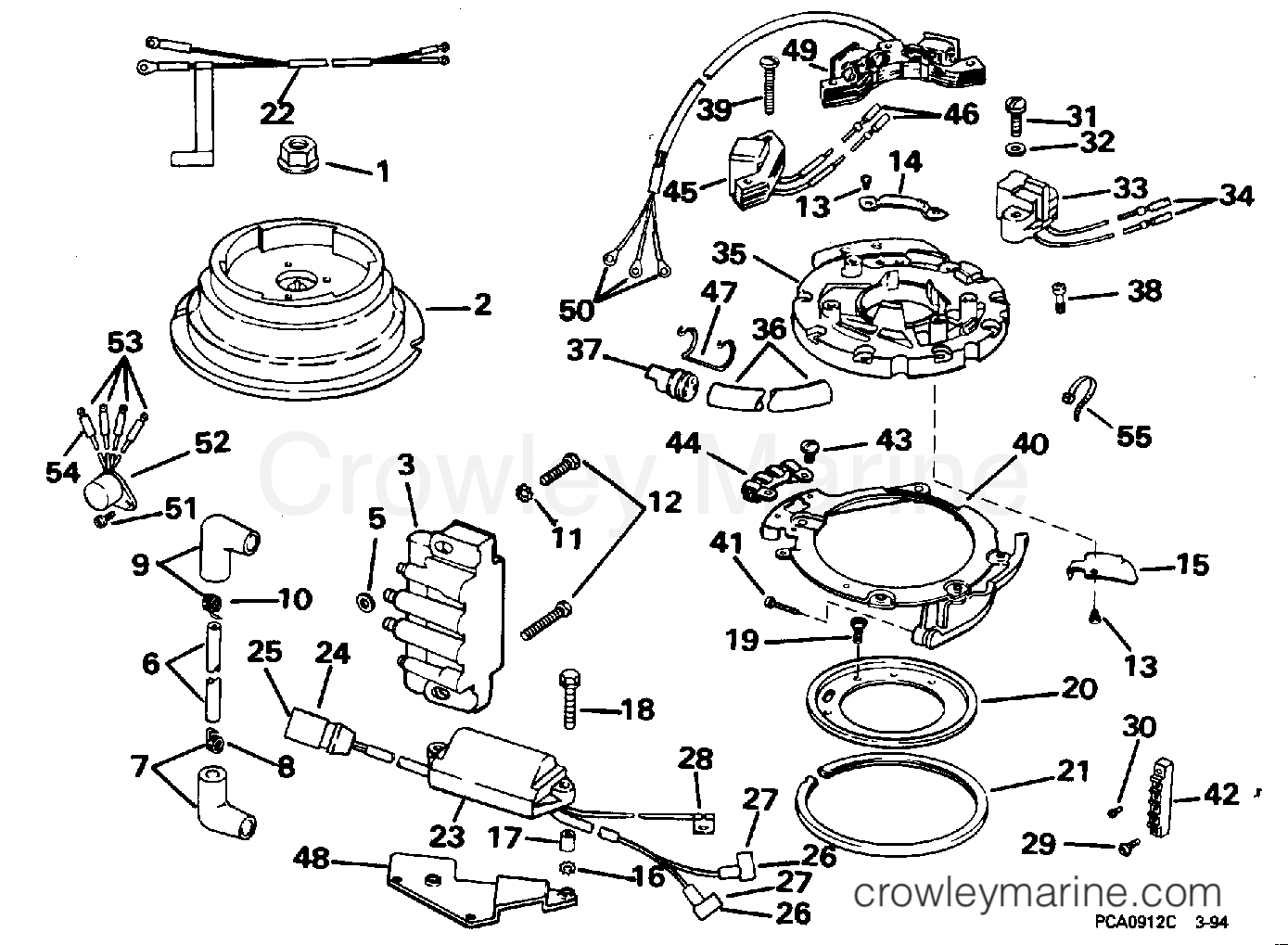 1995 Outboard 6 - E6SLEOD - IGNITION