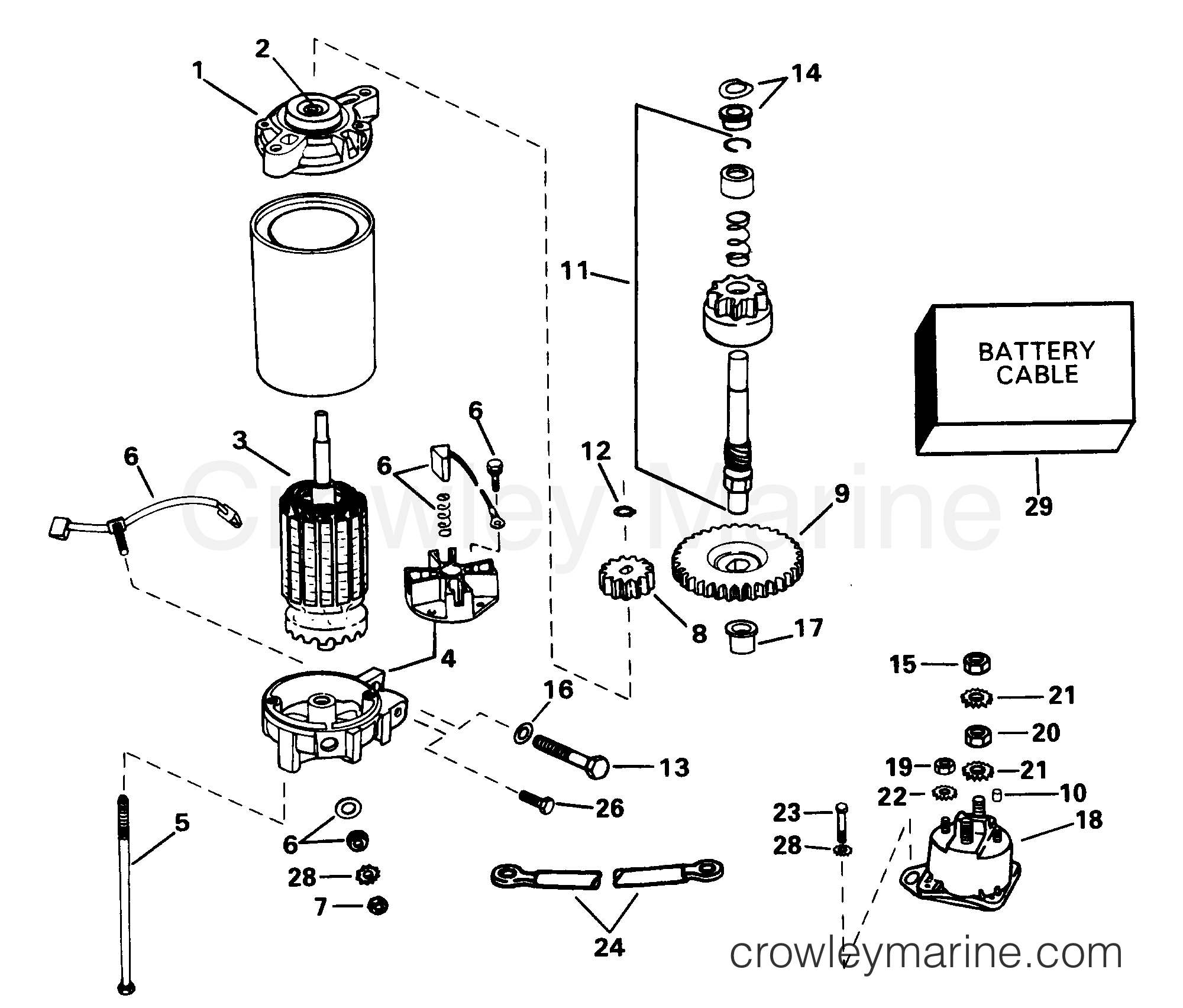 1998 Outboard 90 - J90FTLECS - ELECTRIC STARTER