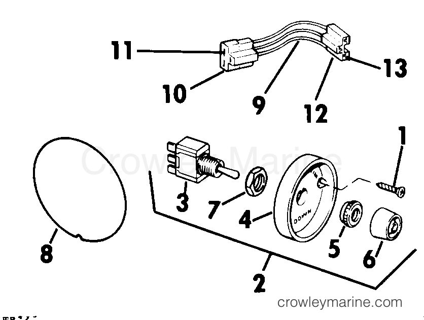 1983 Rigging Accessories - Miscellaneous - TILT AND TRIM CONVERSION KIT