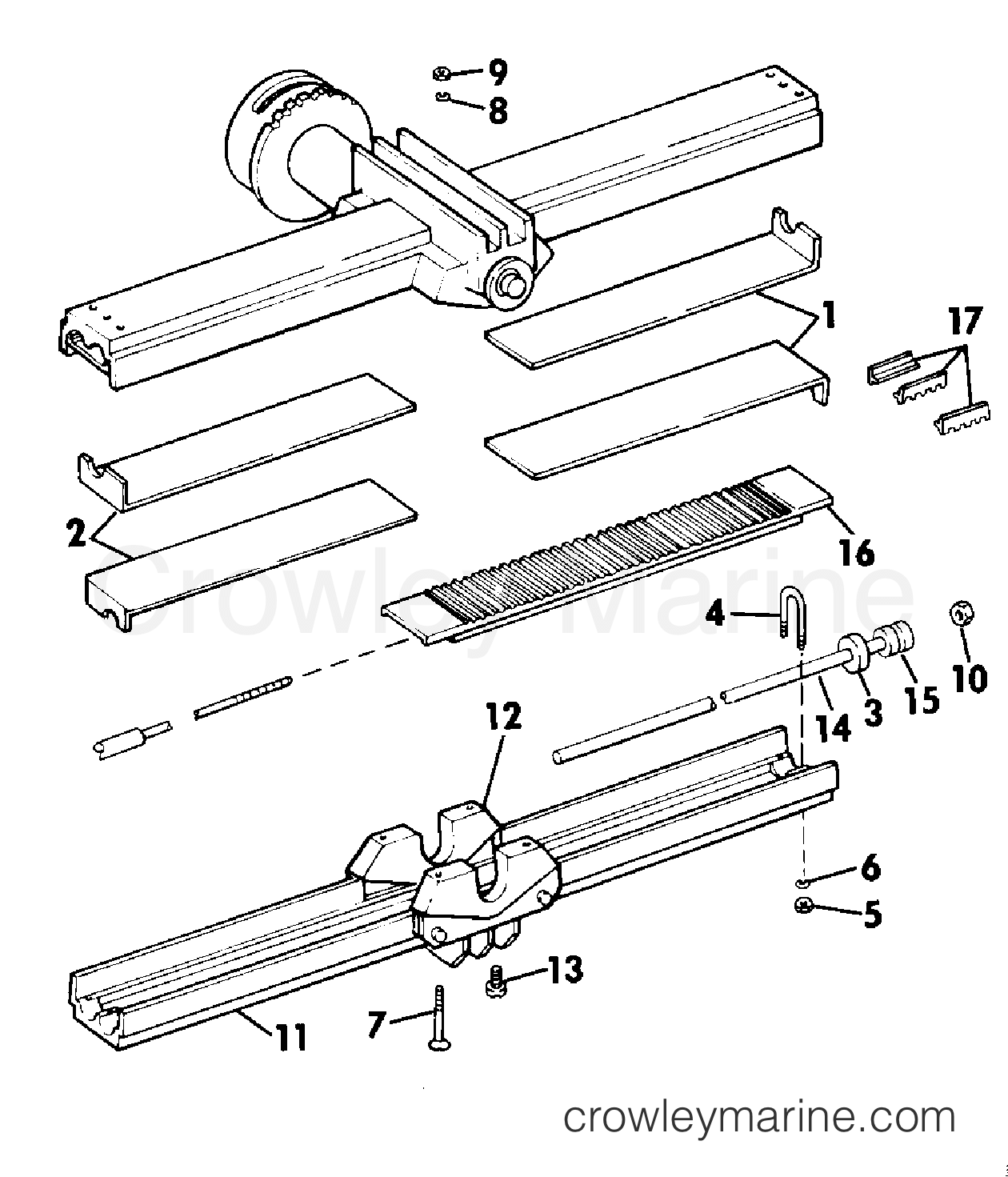1975 Rigging Accessories - Steering - OVER-UNDER ADAPTER KIT