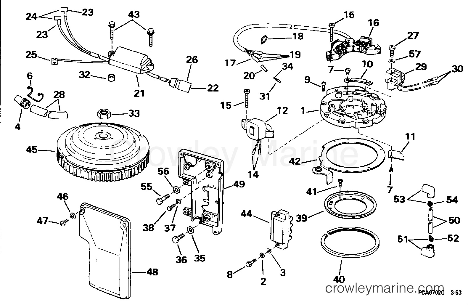 1996 Outboard 40 - SJ40RSLZ - IGNITION SYSTEM