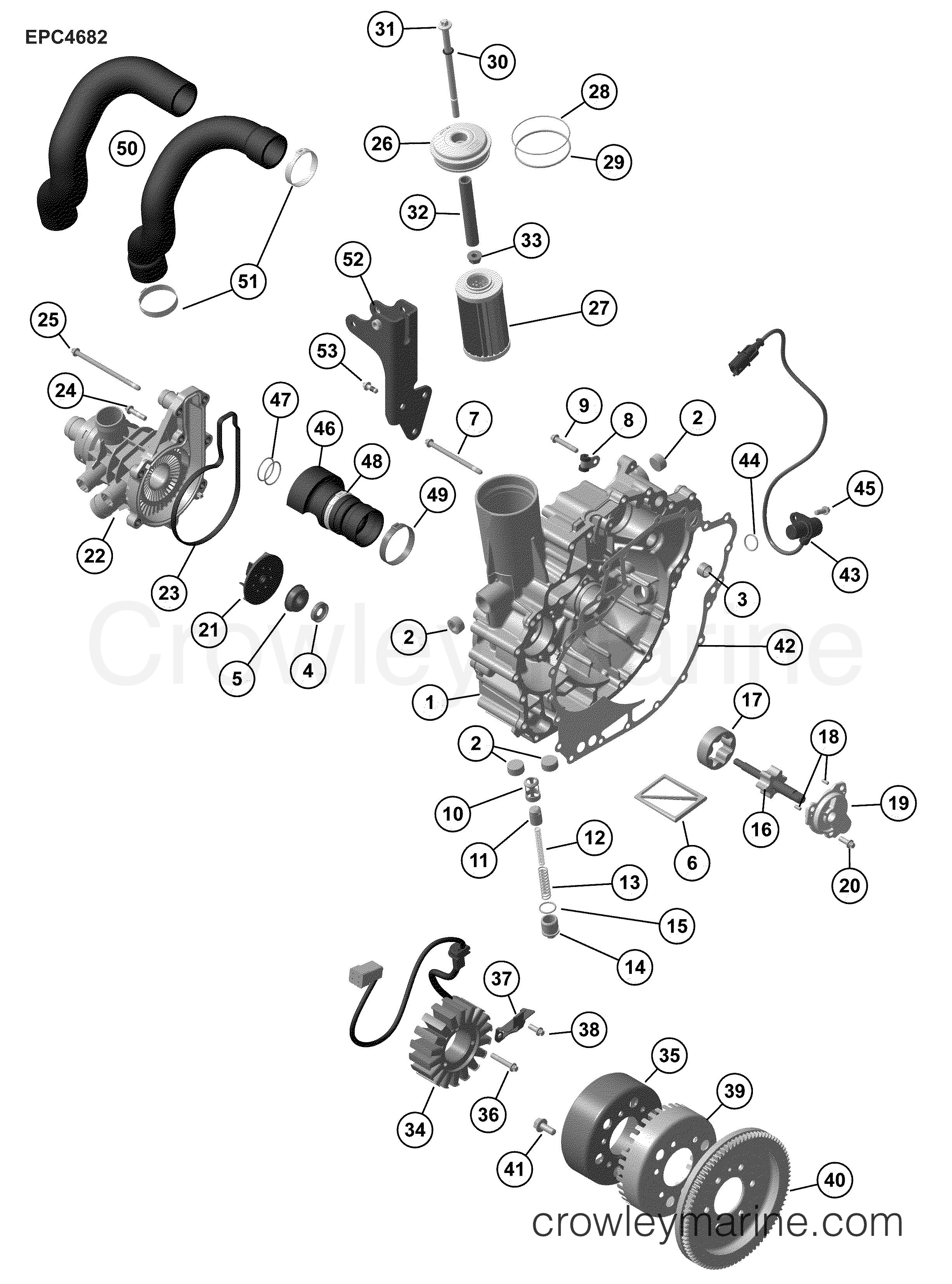 AB Rotax Powertrains 150 - 440017ABA PTO & MAGNETO - 150 HP section