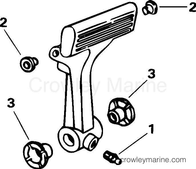 2001-2004 Rigging Accessories - 20-35HP - SHIFT HANDLE KIT