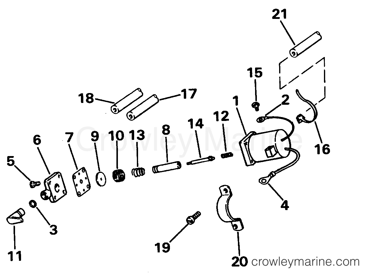 1988 Outboard 48 - J48ESLCCC - PRIMER SYSTEM
