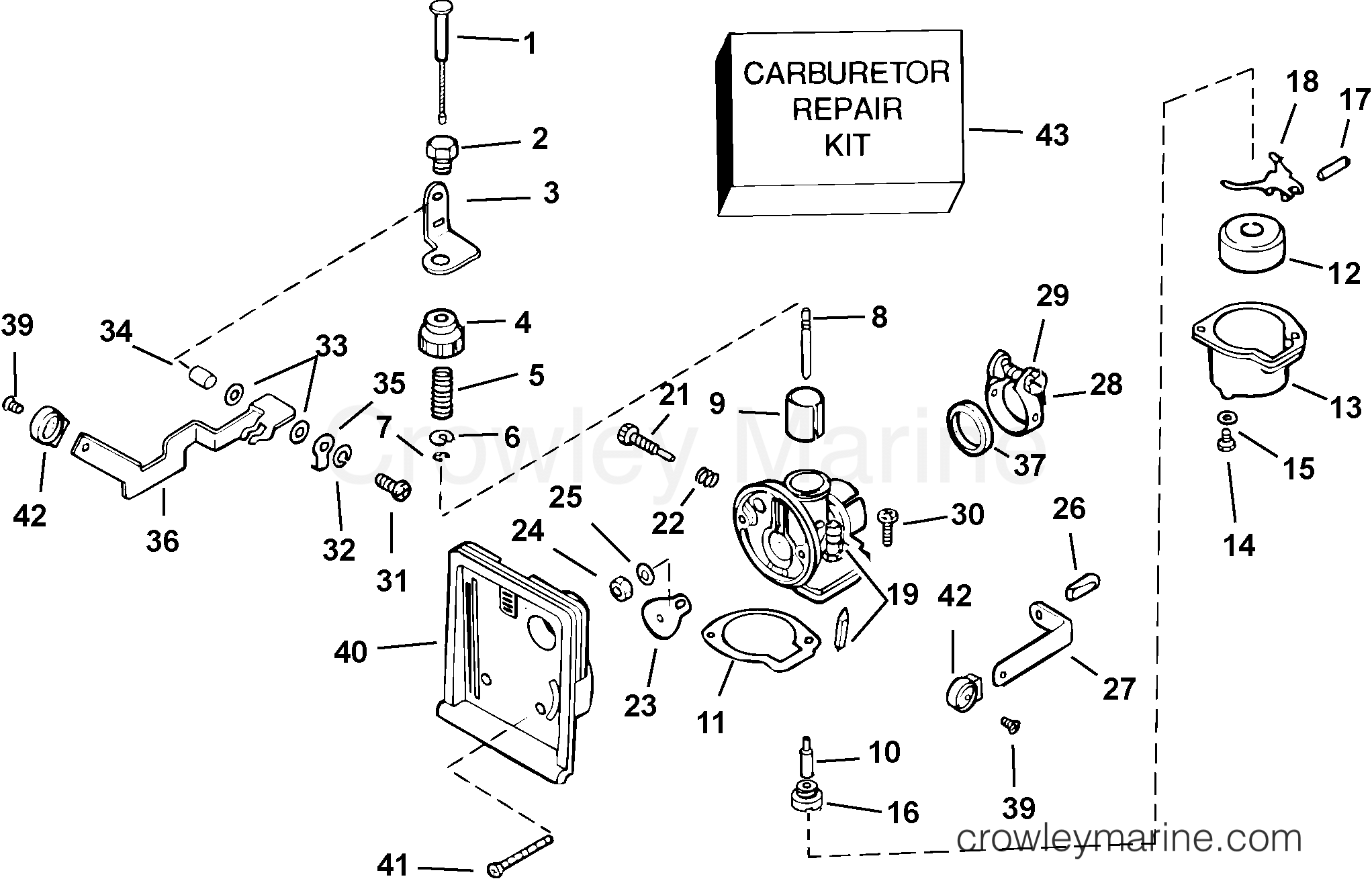 2005 Outboard 3.5 - J3RSOD - CARBURETOR