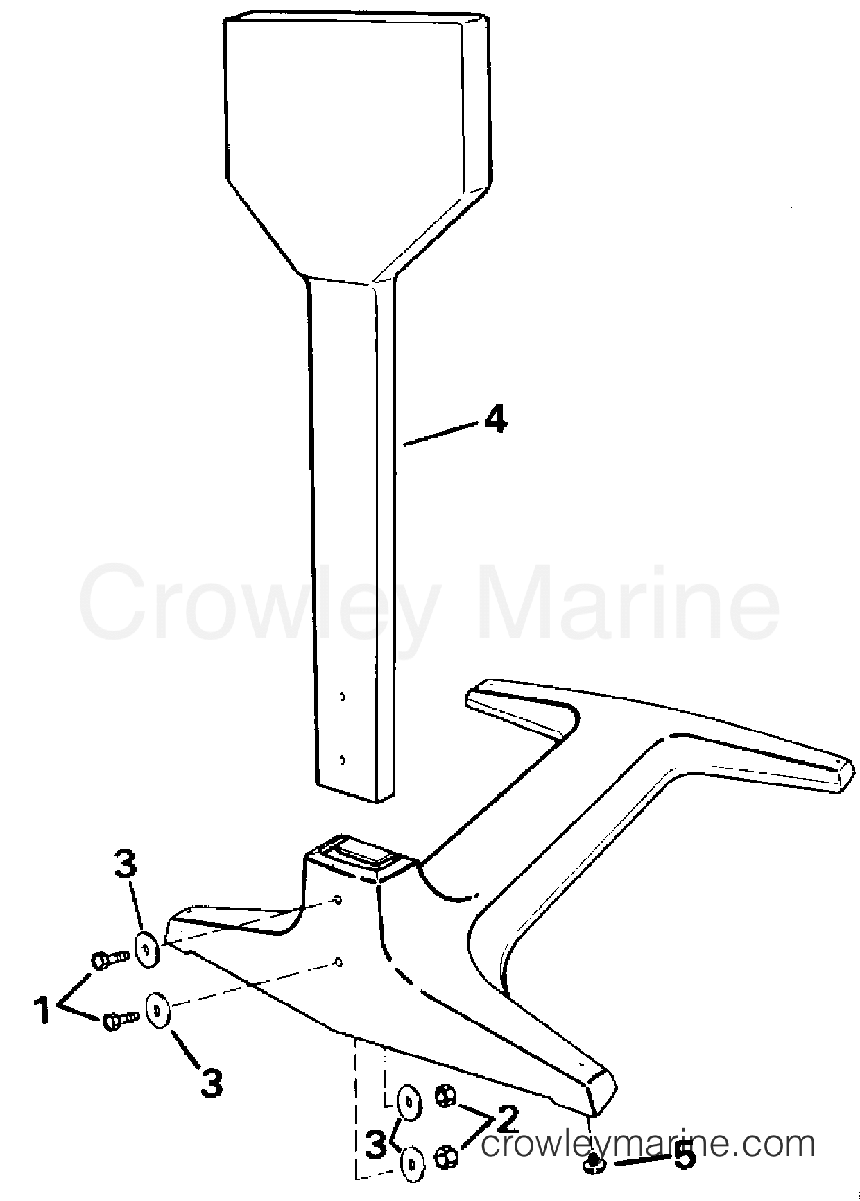 1992 Rigging Accessories - Miscellaneous - ENGINE DISPLAY STAND - 4 THRU 35