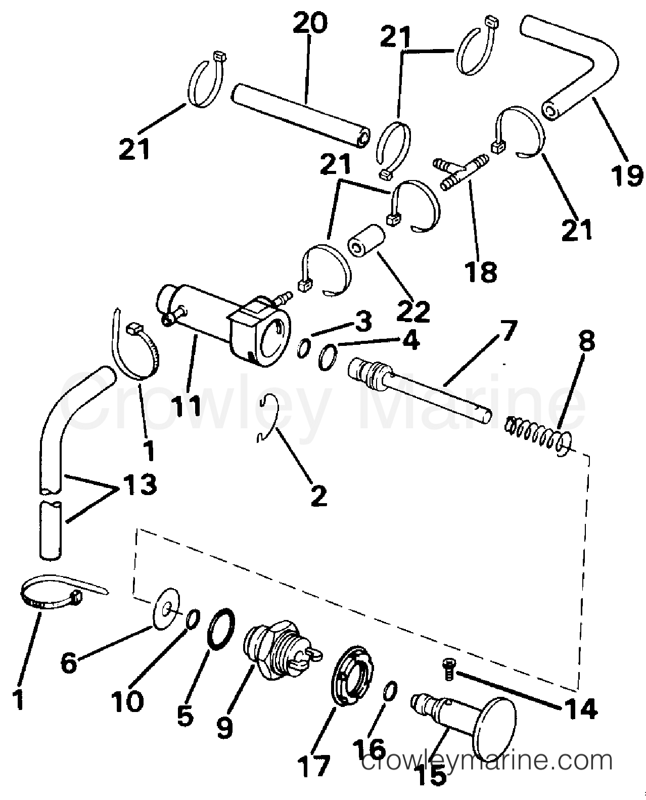1992 Outboard 25 - E25REND - PRIMER SYSTEM