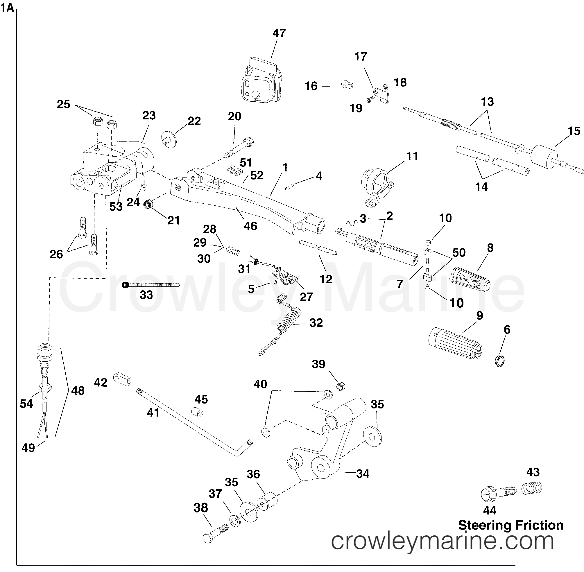 2004 Outboard 40 - E40DPLSRC - TILLER UPGRADE KIT