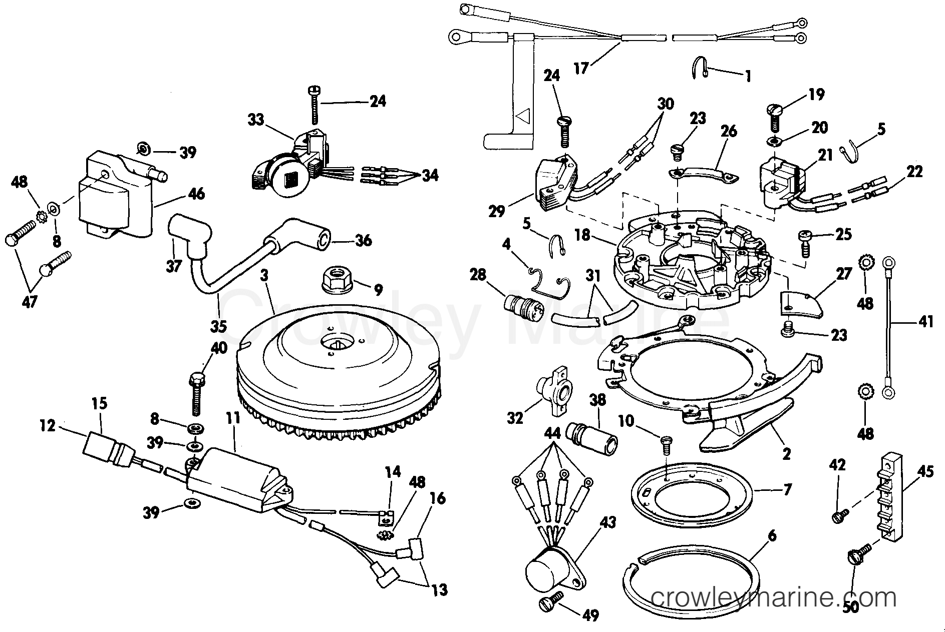 1985 Evinrude Outboards 6 - E6RCOB MAGNETO section