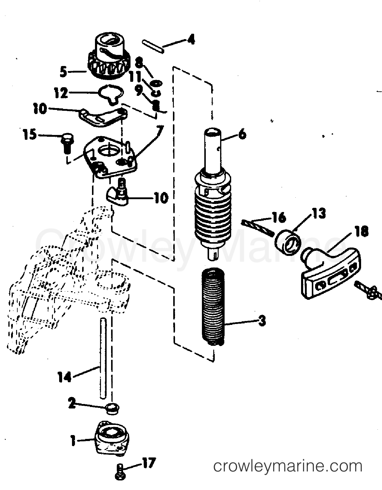 1982 Outboard 7.5 - E8RCNR - REWIND STARTER - 7.5
