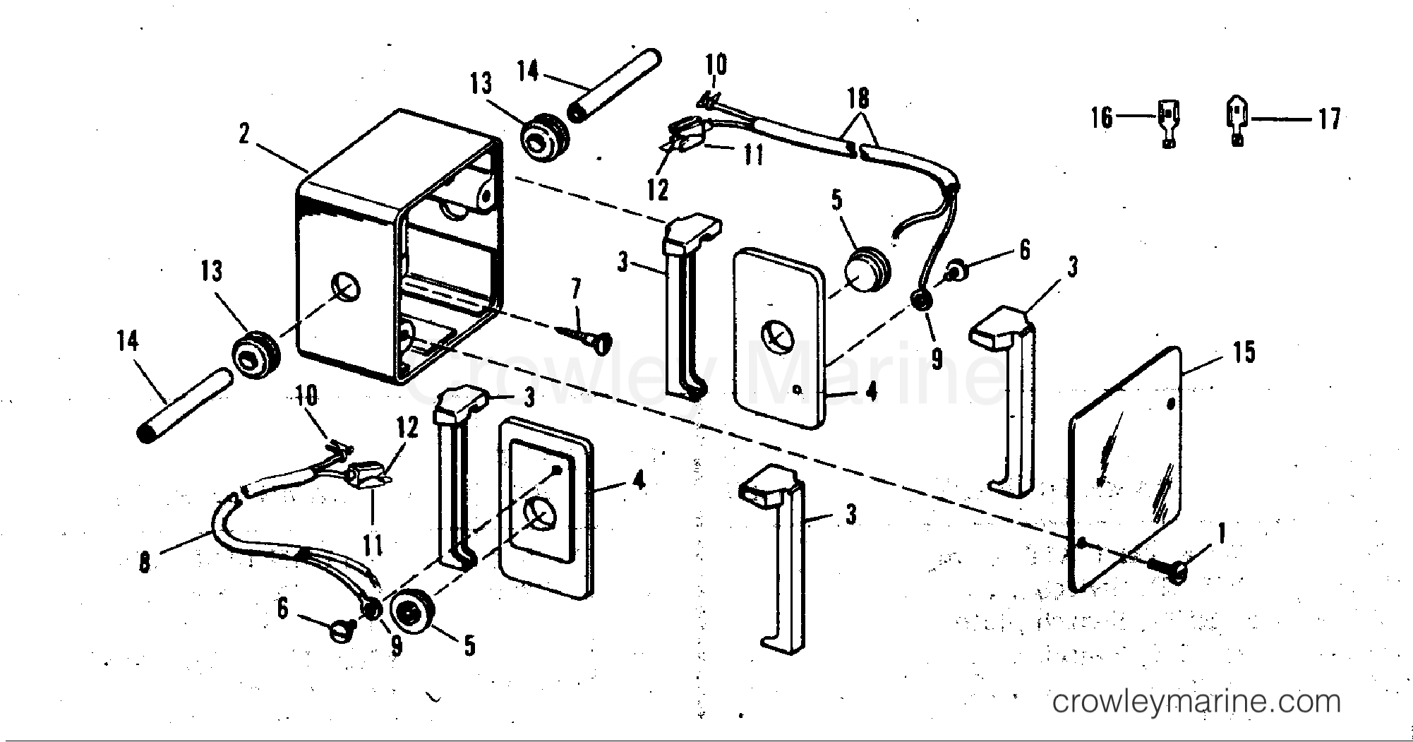 1973 Rigging Accessories - Electrical System - CURRENT COUPLER KIT