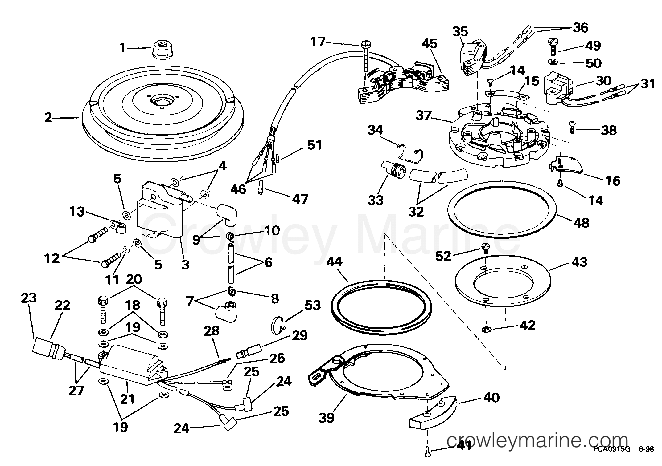 1999 Outboard 25 - J25REEN - IGNITION