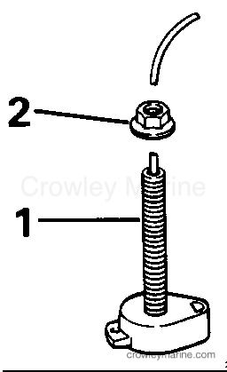 1988 Rigging Accessories - Instruments - TRANSDUCER - THRU HULL P/N 174067 - TRADITIONAL SERIES