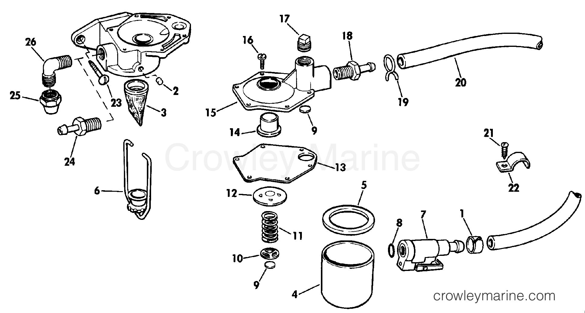 1990 Rigging Accessories - Fuel System - PRIMER PUMP KIT