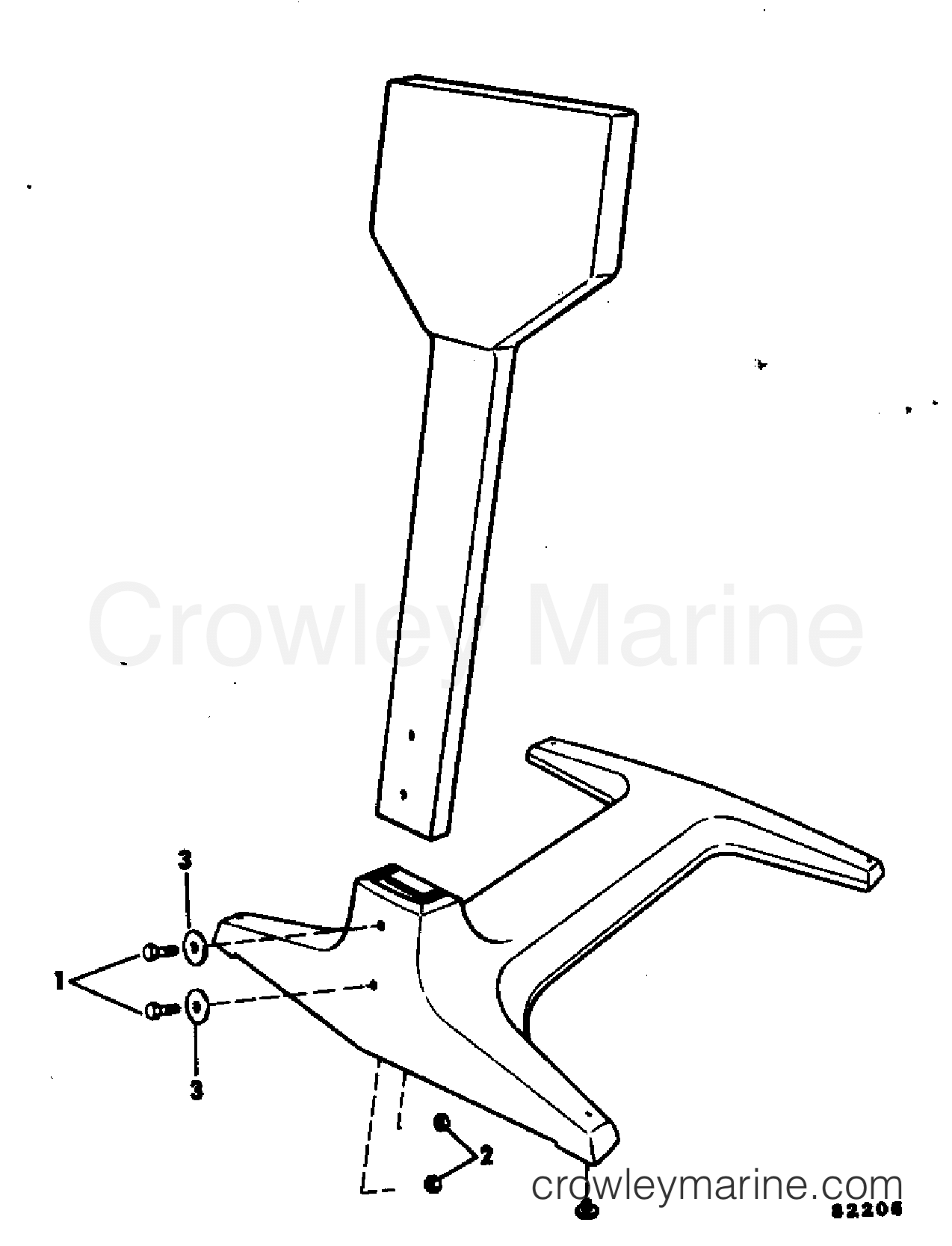1981 Rigging Accessories - Miscellaneous - ENGINE DISPLAY STAND 4.5 - 35