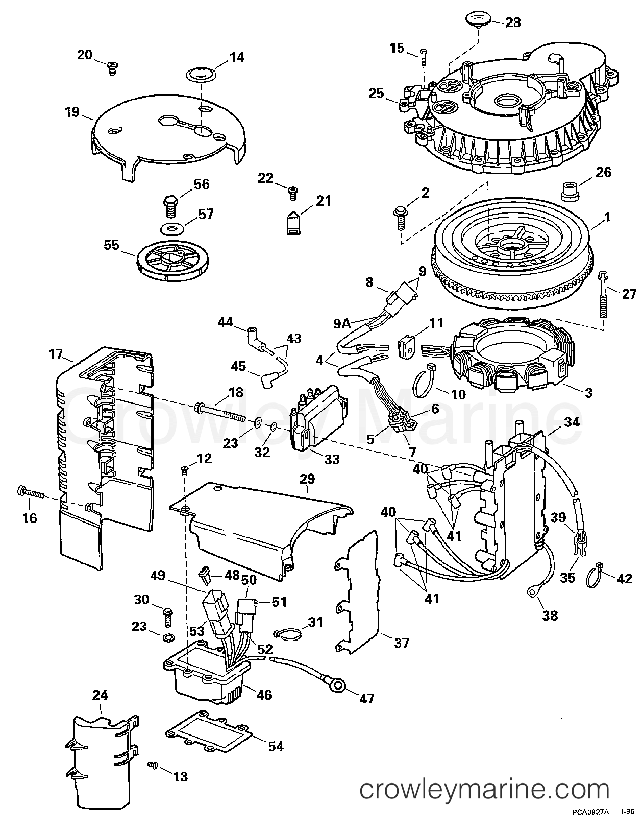 1997 Outboard 150 - SJ150WTPXT4 - IGNITION SYSTEM