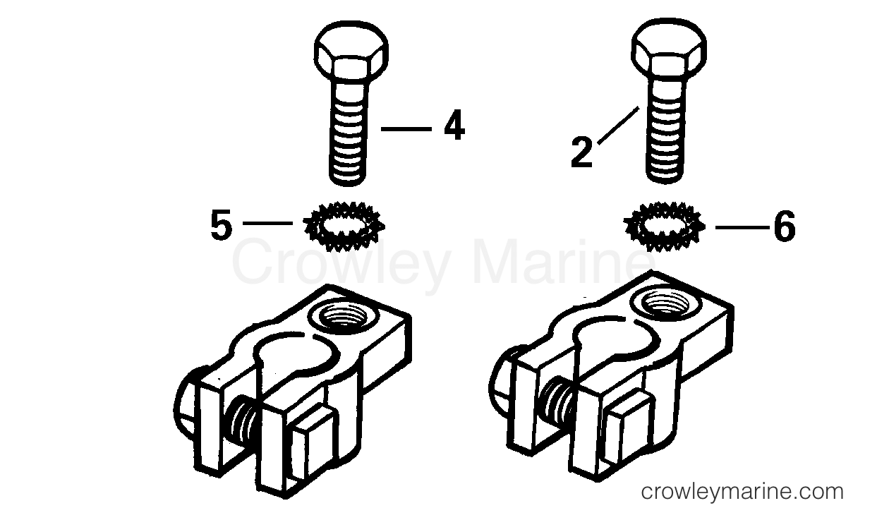 2000 Outboard 75 - E75FPLSSH - BATTERY TERMINAL KIT