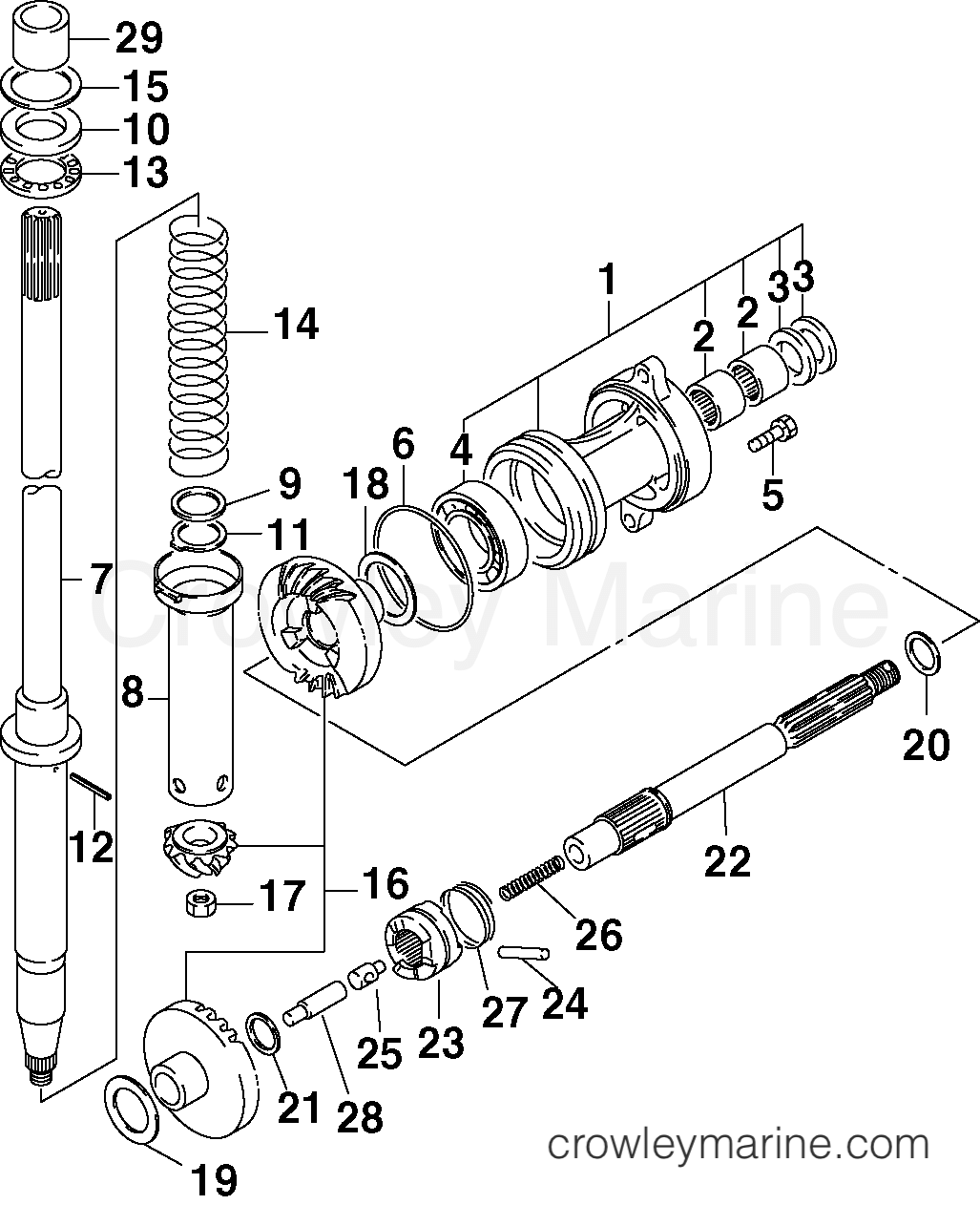 2002 Outboard 40 - J40PL4SNF - TRANSMISSION