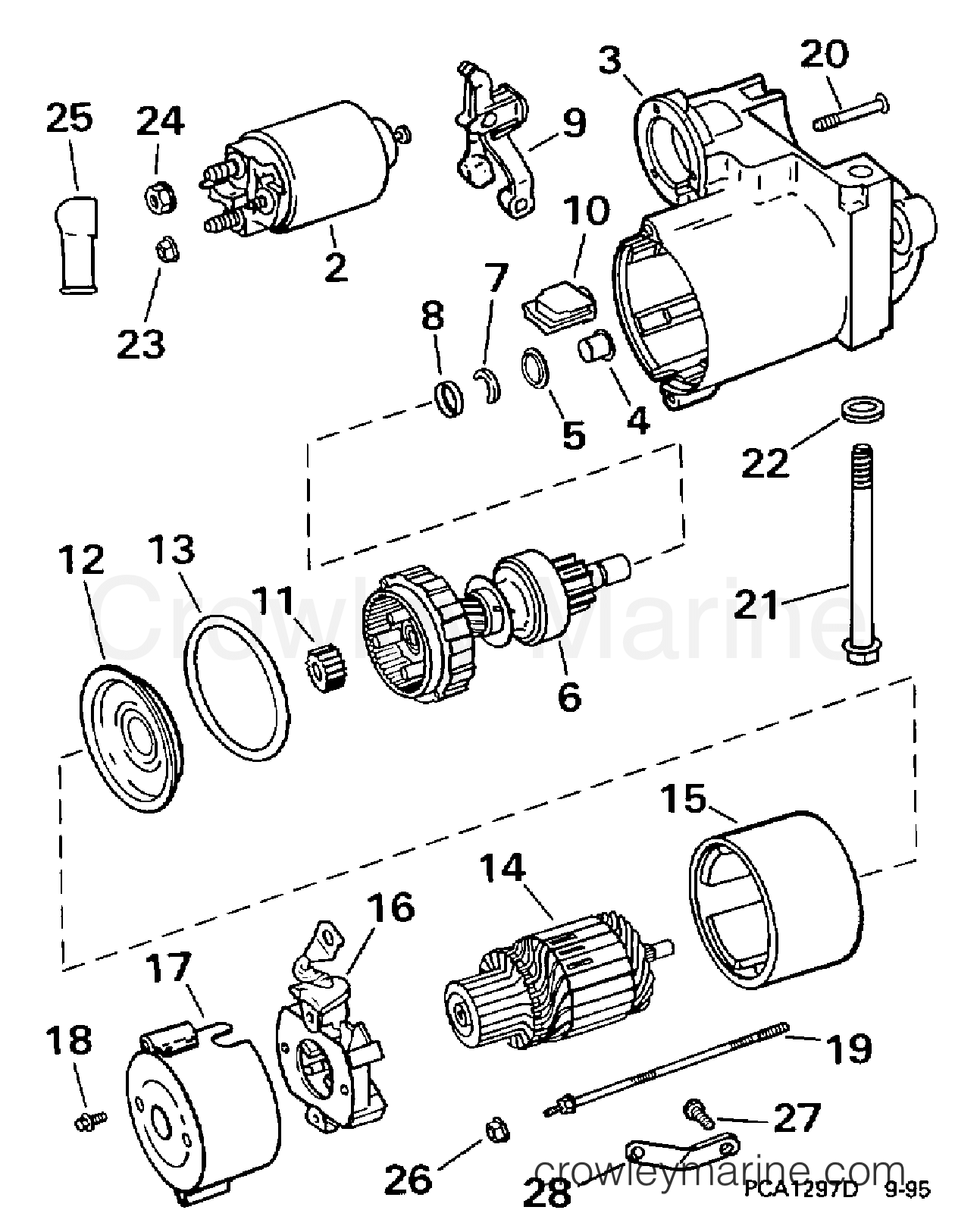 1997 Stern Drive 3 - 302CMLKD - STARTER